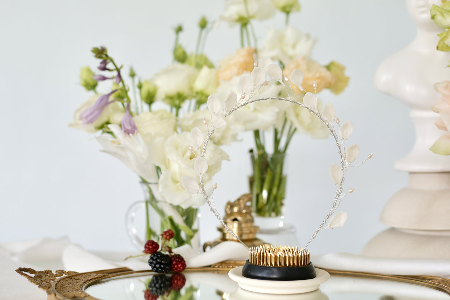 Hair jewelry for bride crown