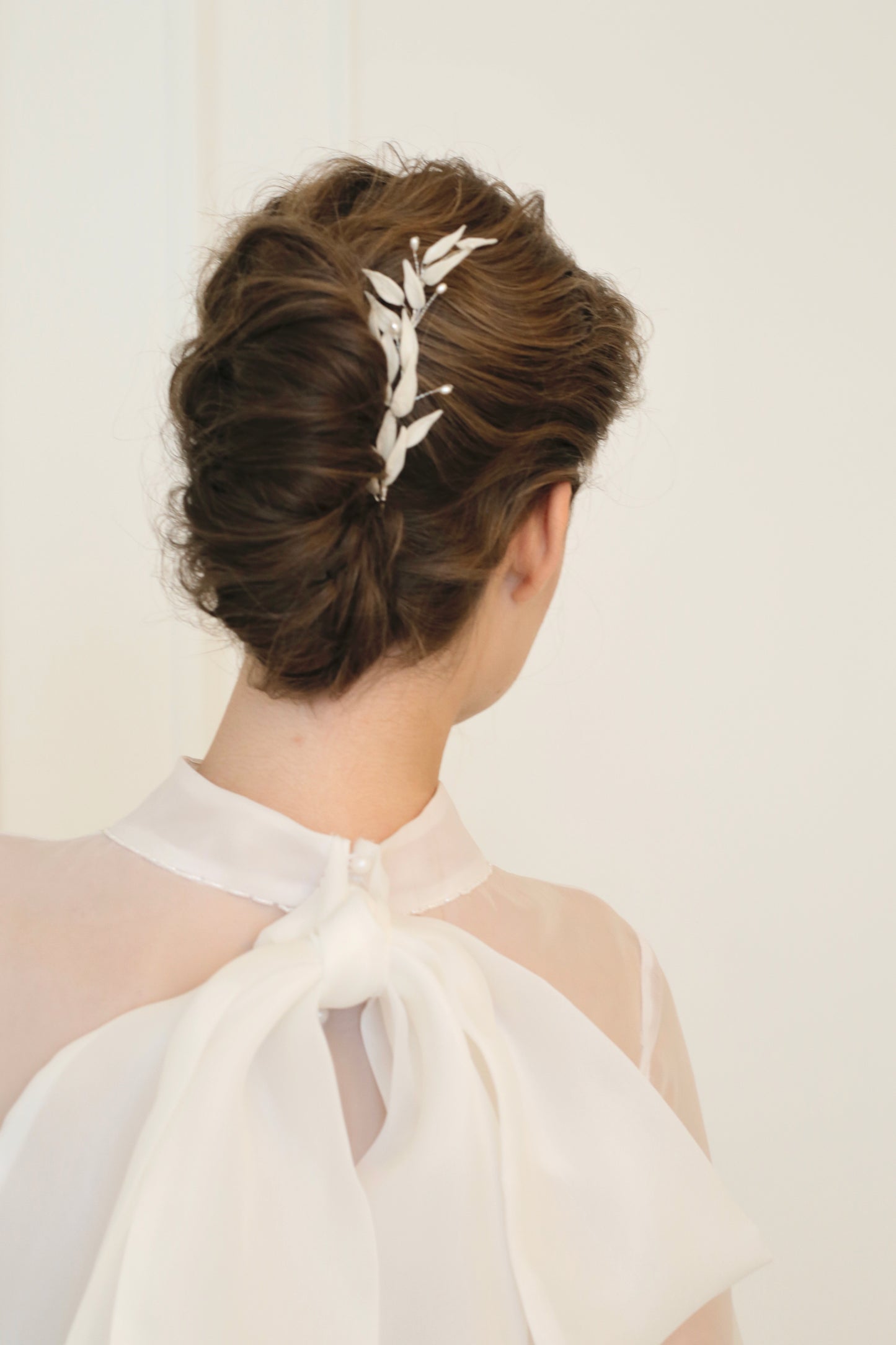 Floral vine for wedding hair style