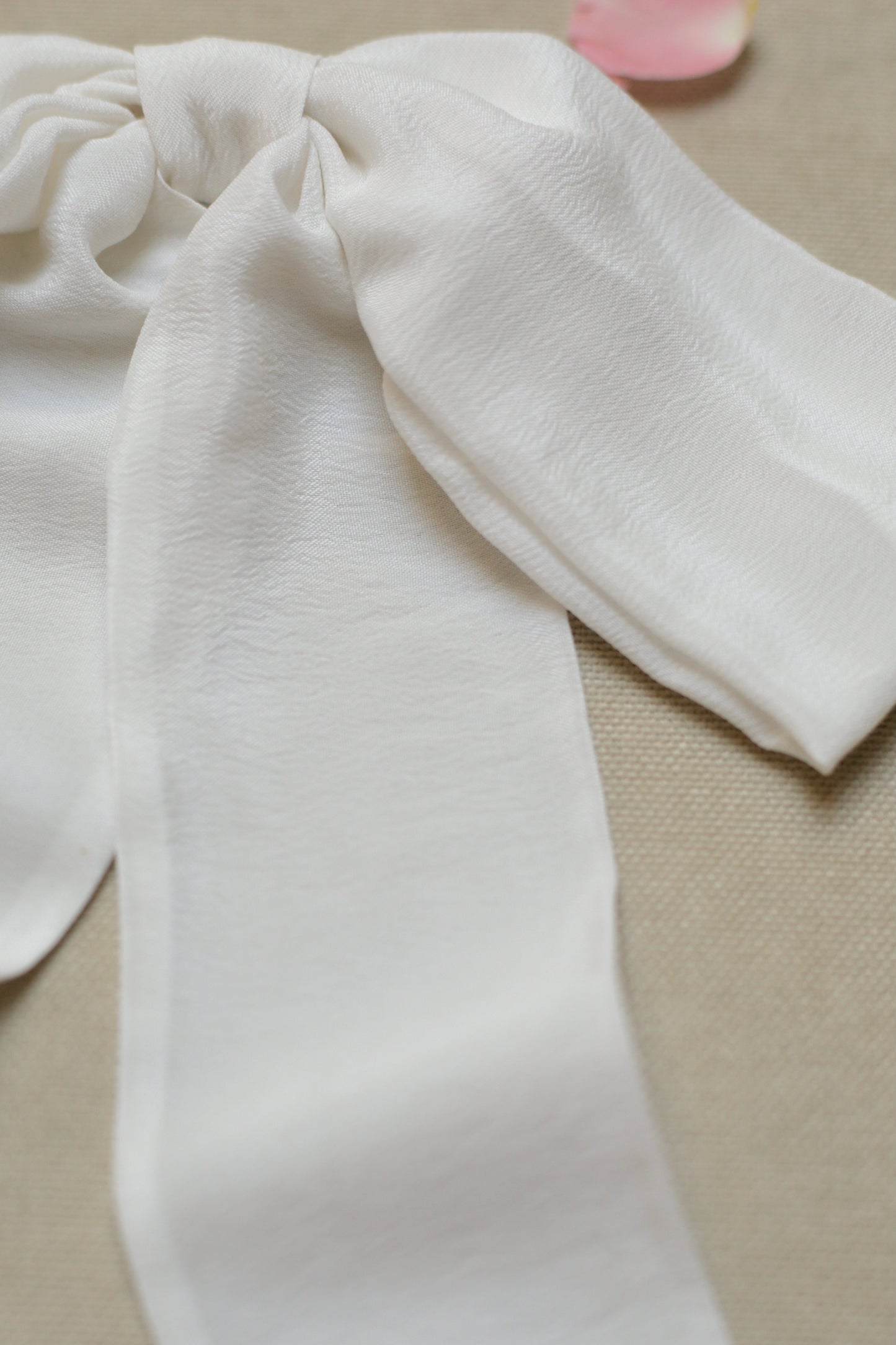Organic silk hair accessories