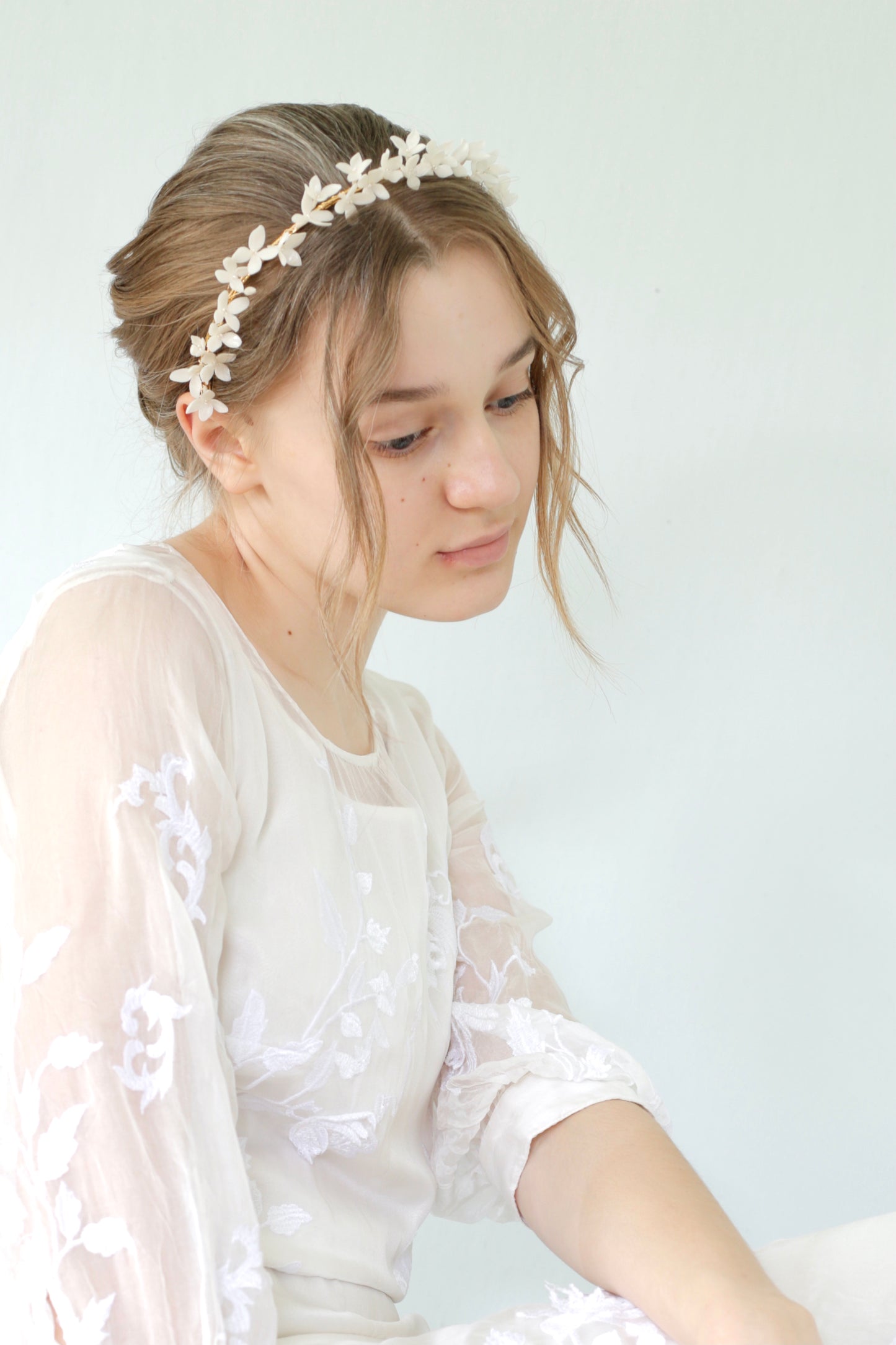 Floral tiaras, crowns and vines at JUKUL