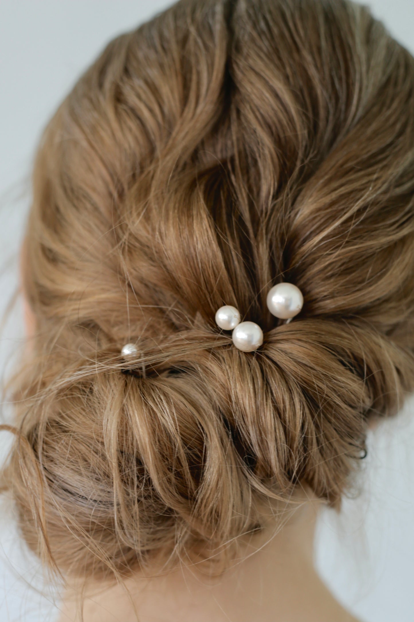 Hair jewelry for wedding with Swarovski pearls