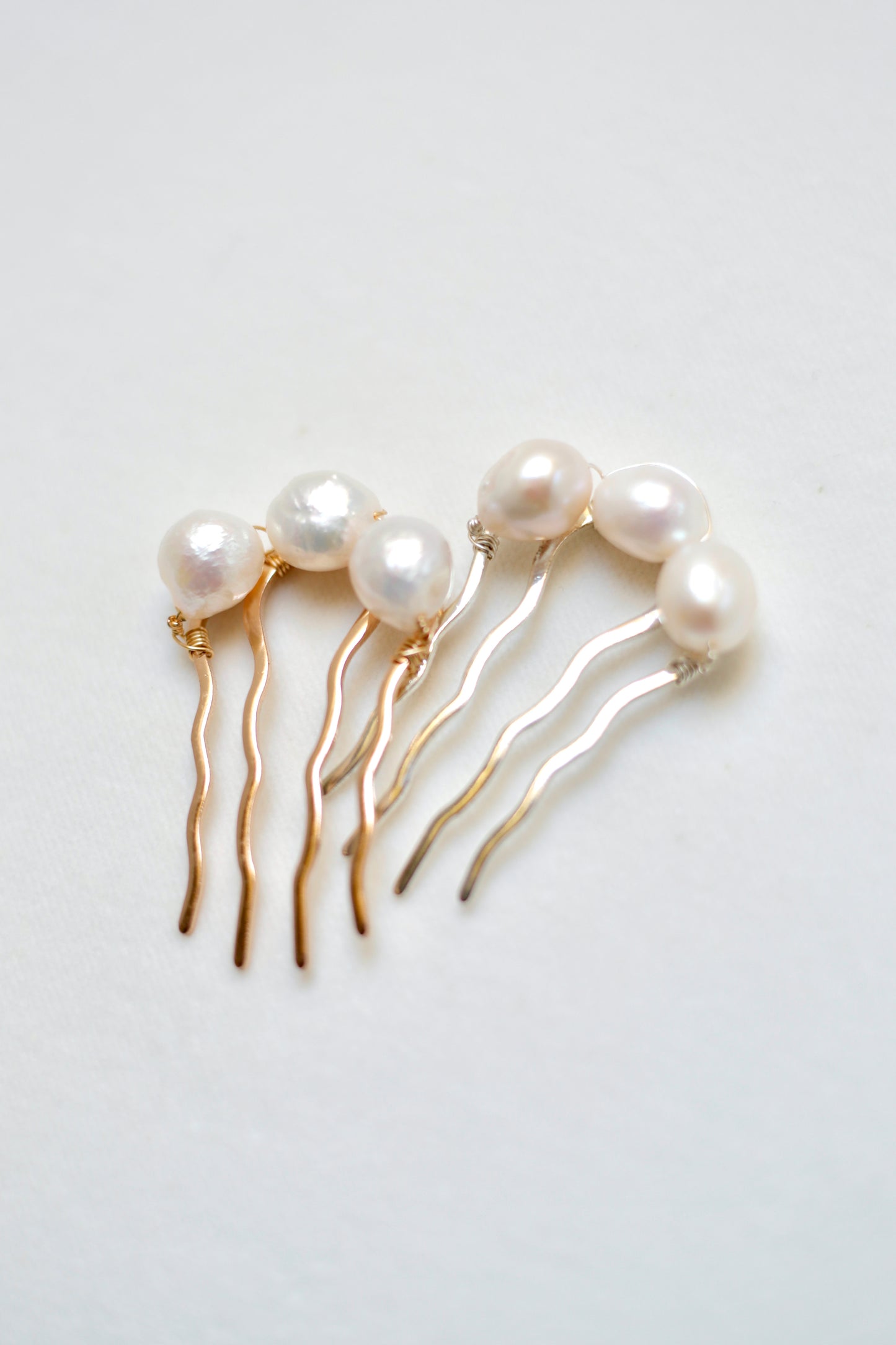 Hair accessories for wedding with pears