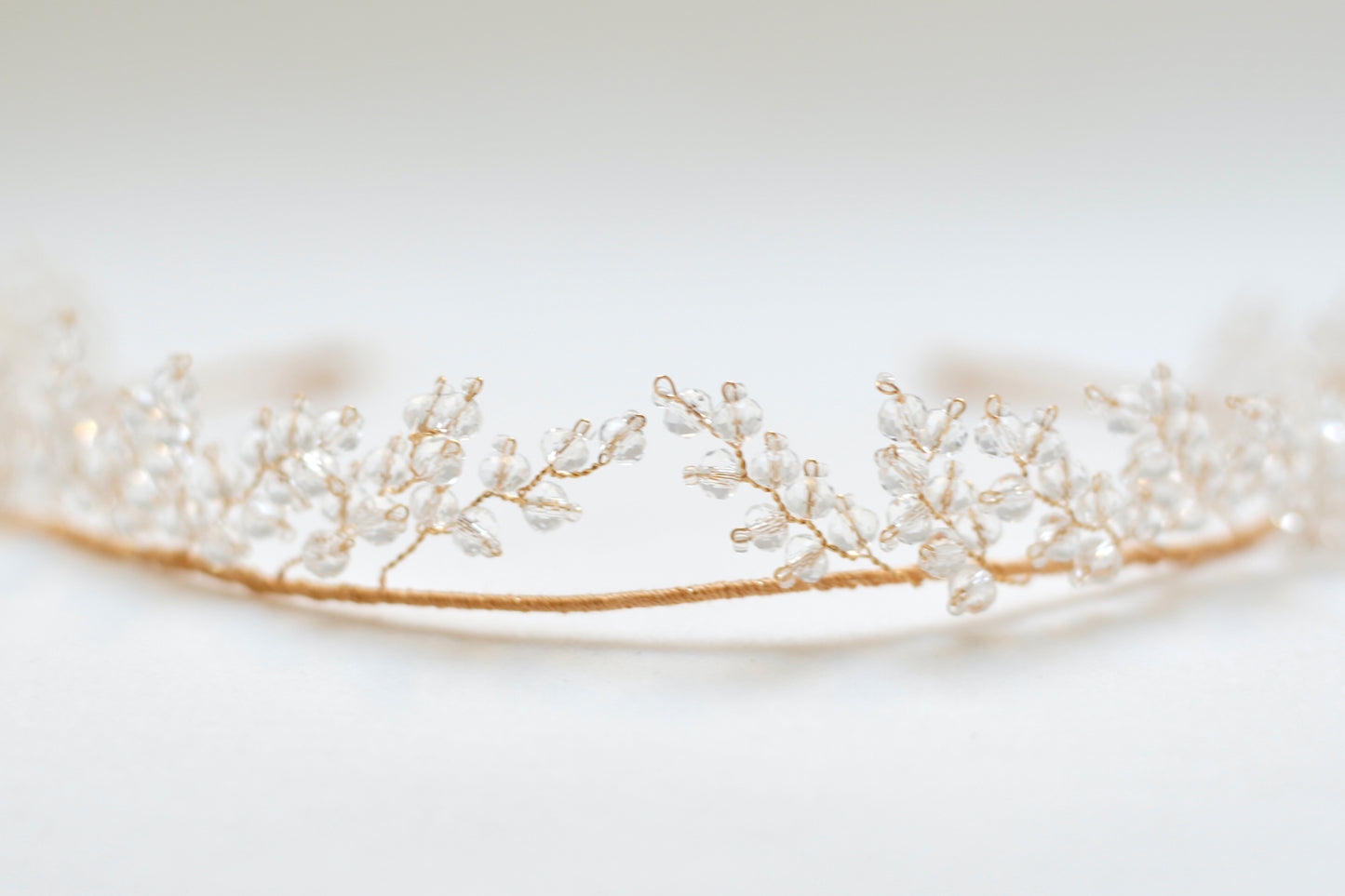 Beaded crown for bride