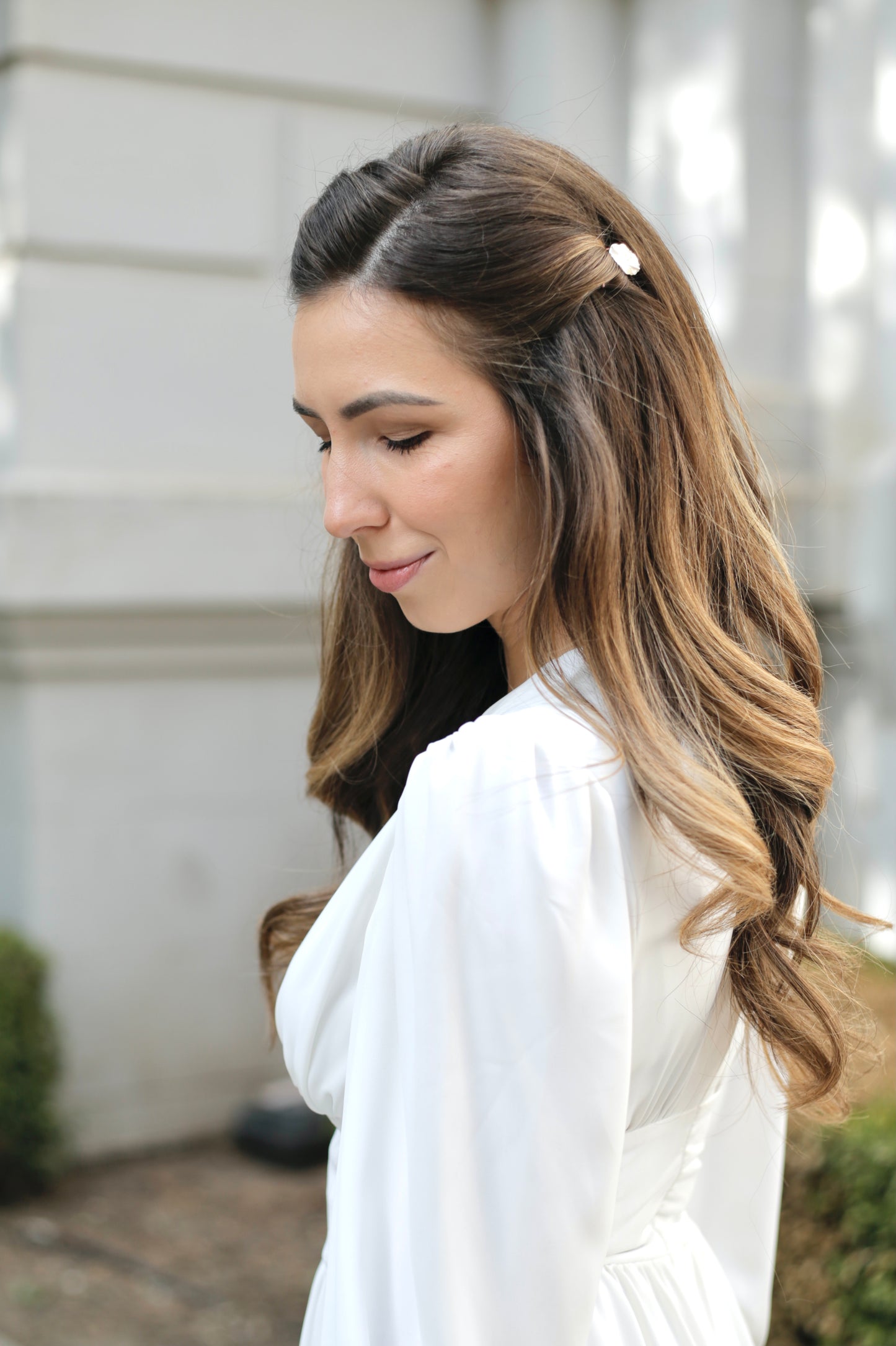 Wedding pearl headpiece