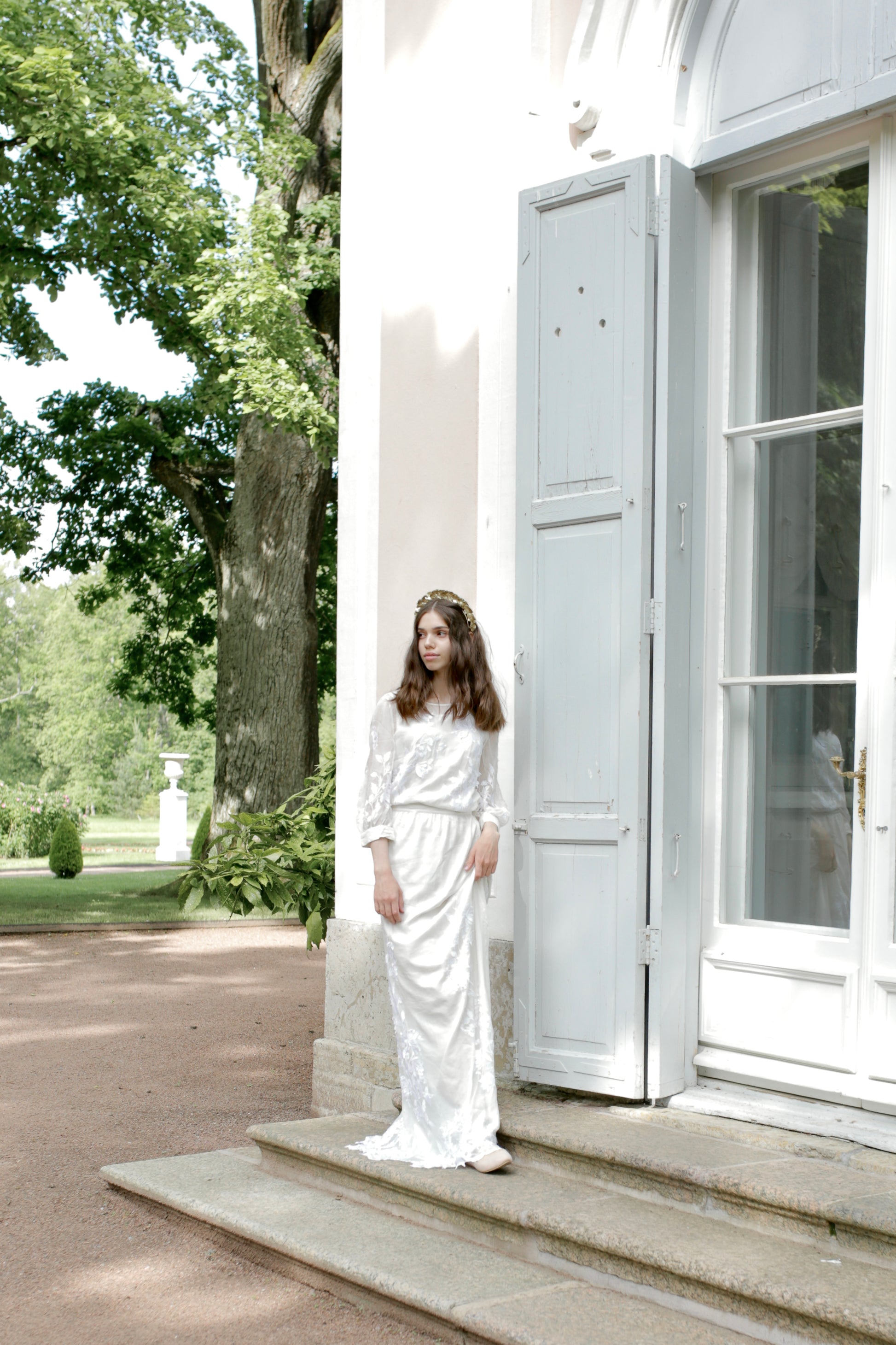 Gold / silver vintage style tiara for bride 