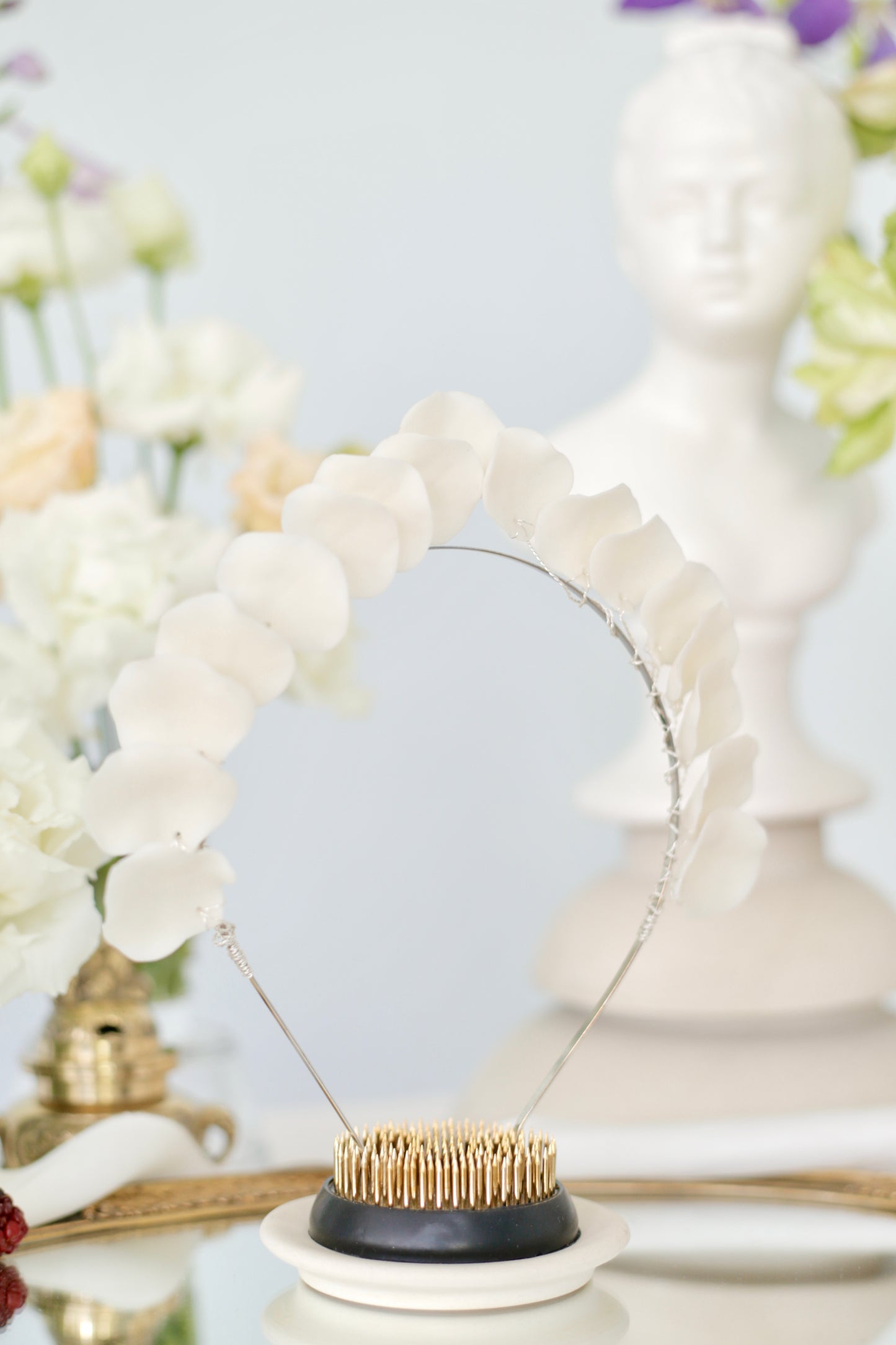 Headwear for brides for wedding hairstyle