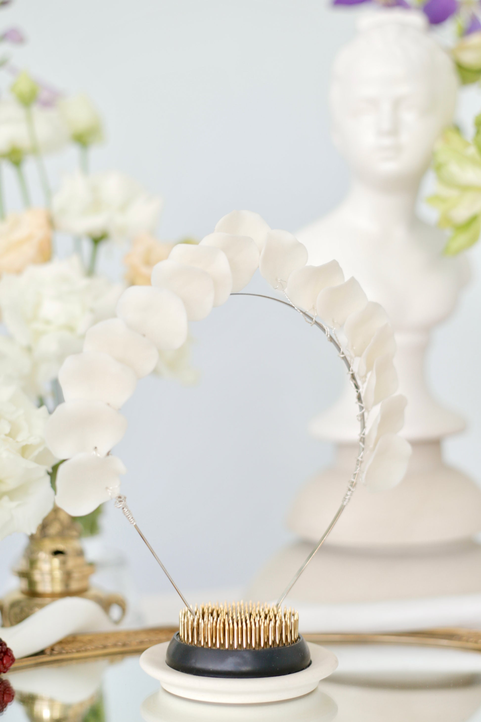 Headwear for brides for wedding hairstyle