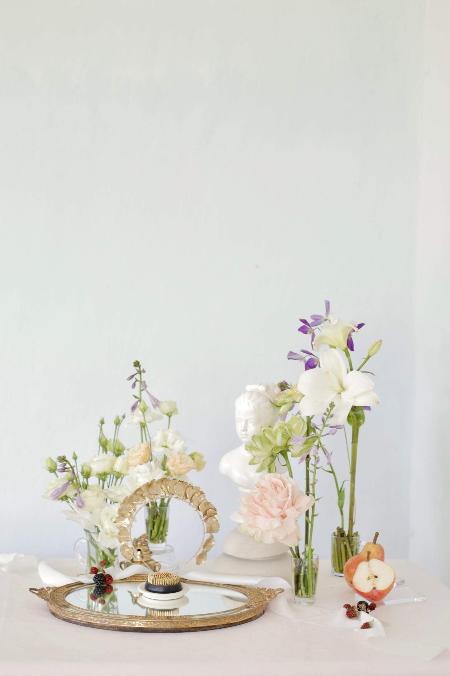 Designer wedding headwear in classic, fine art and vintage styles