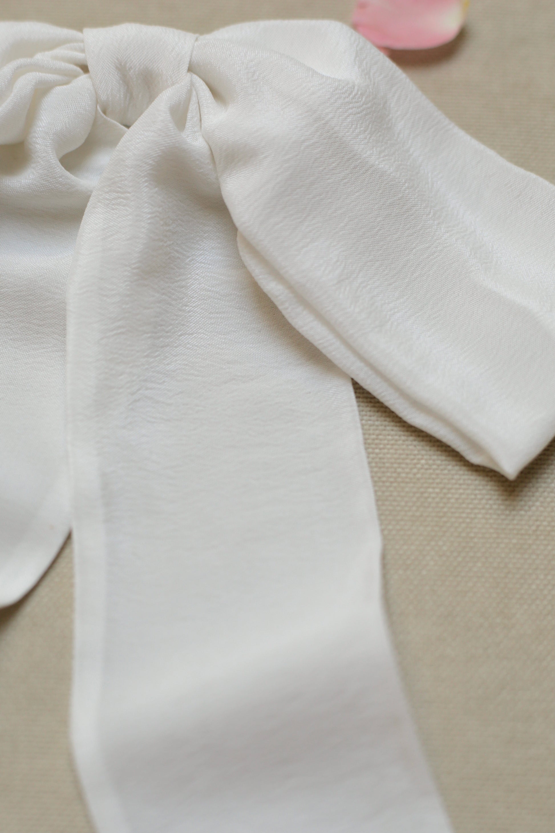 Organic silk hair accessories