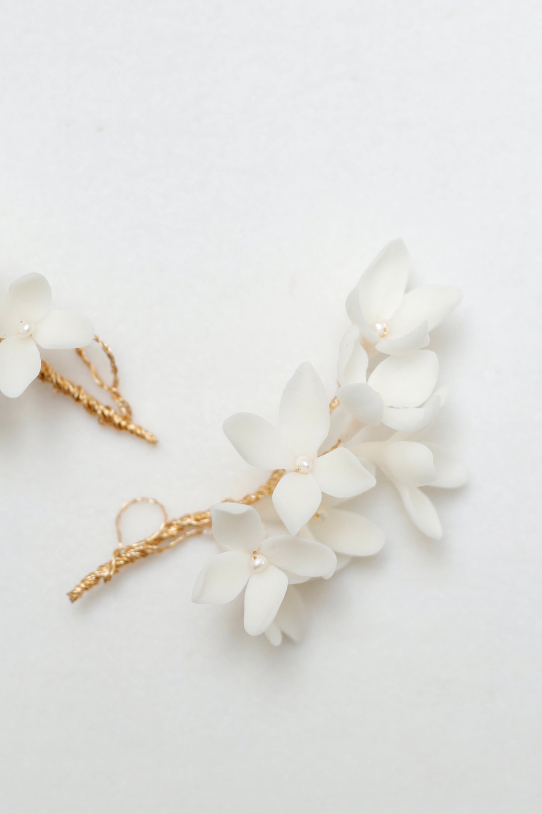 Floral hair vine for bridesmaid
