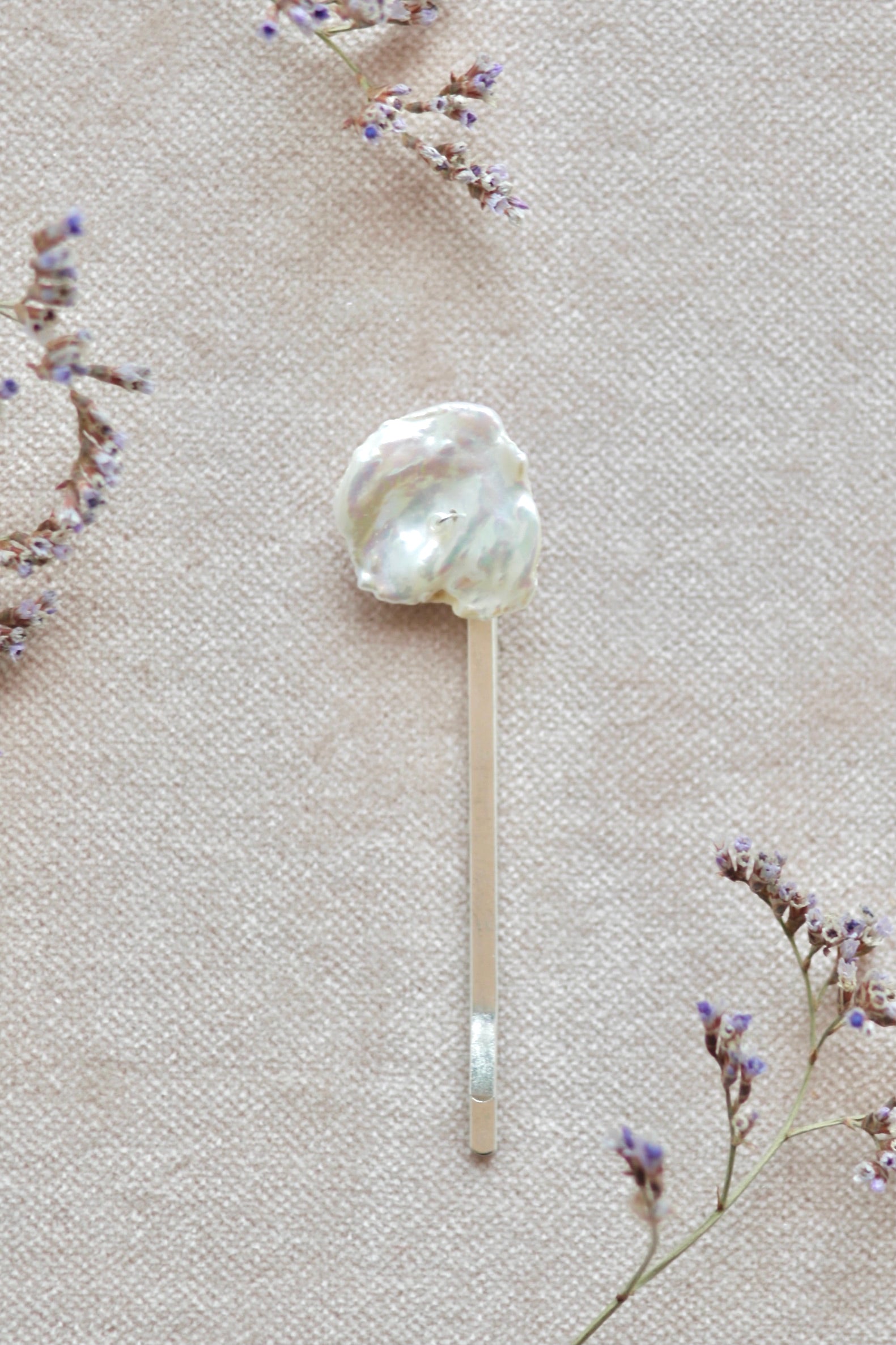 Pearl hair brooch for wedding