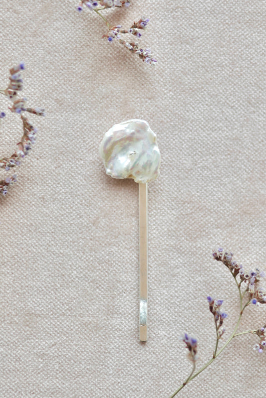 Pearl hair brooch for wedding